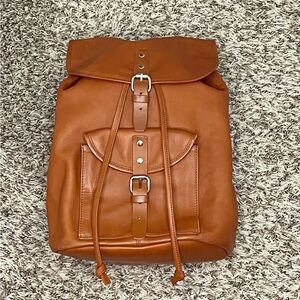 Sandqvist Leather Helmer Backpack
100% Real Leather, Cognac